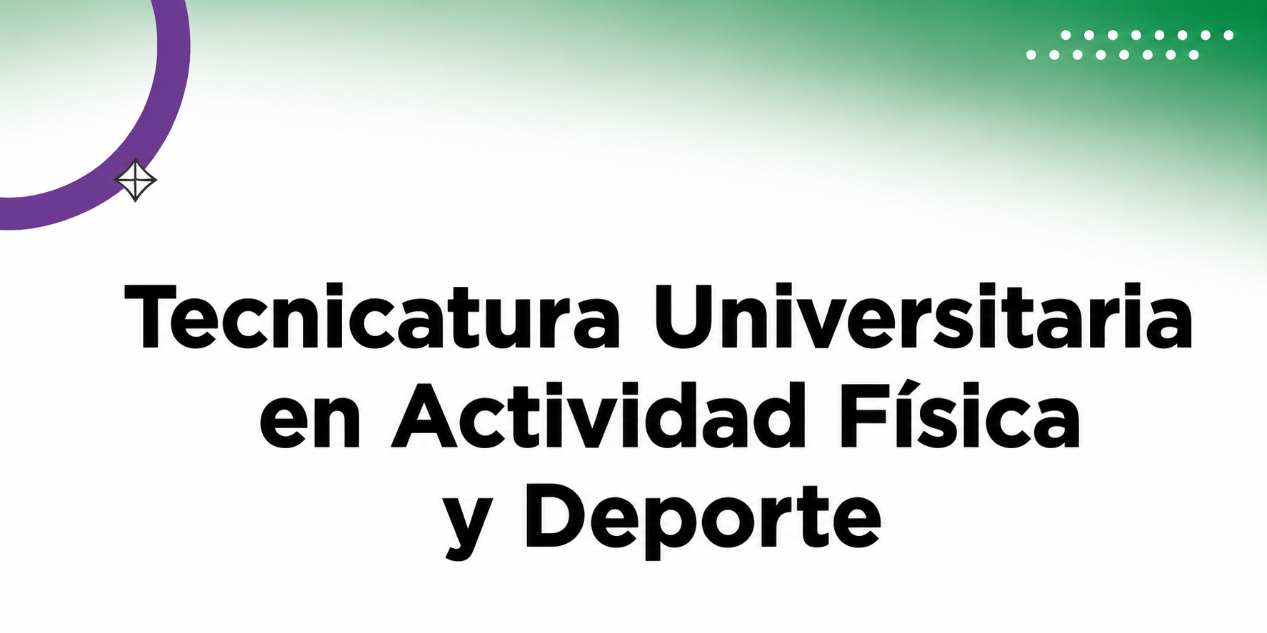 Tecnicatura Universitaria en Actividad Física y Deporte